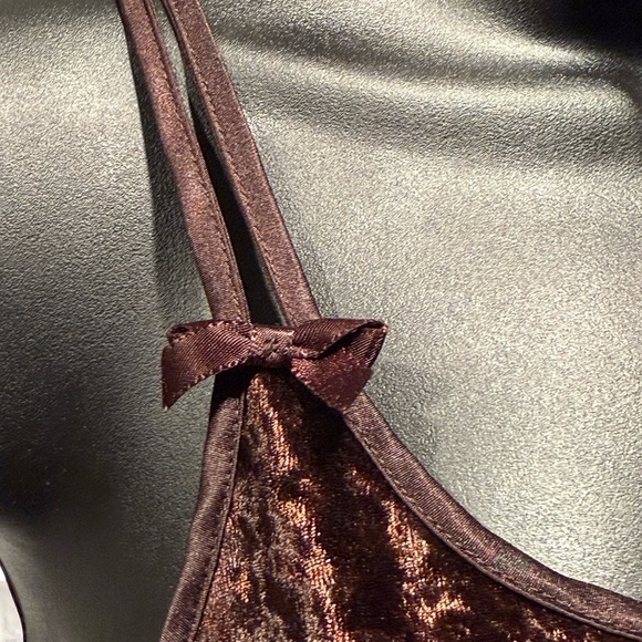 Victoria's Secret Chocolate Velvet Camisole - Picture 2 of 4
